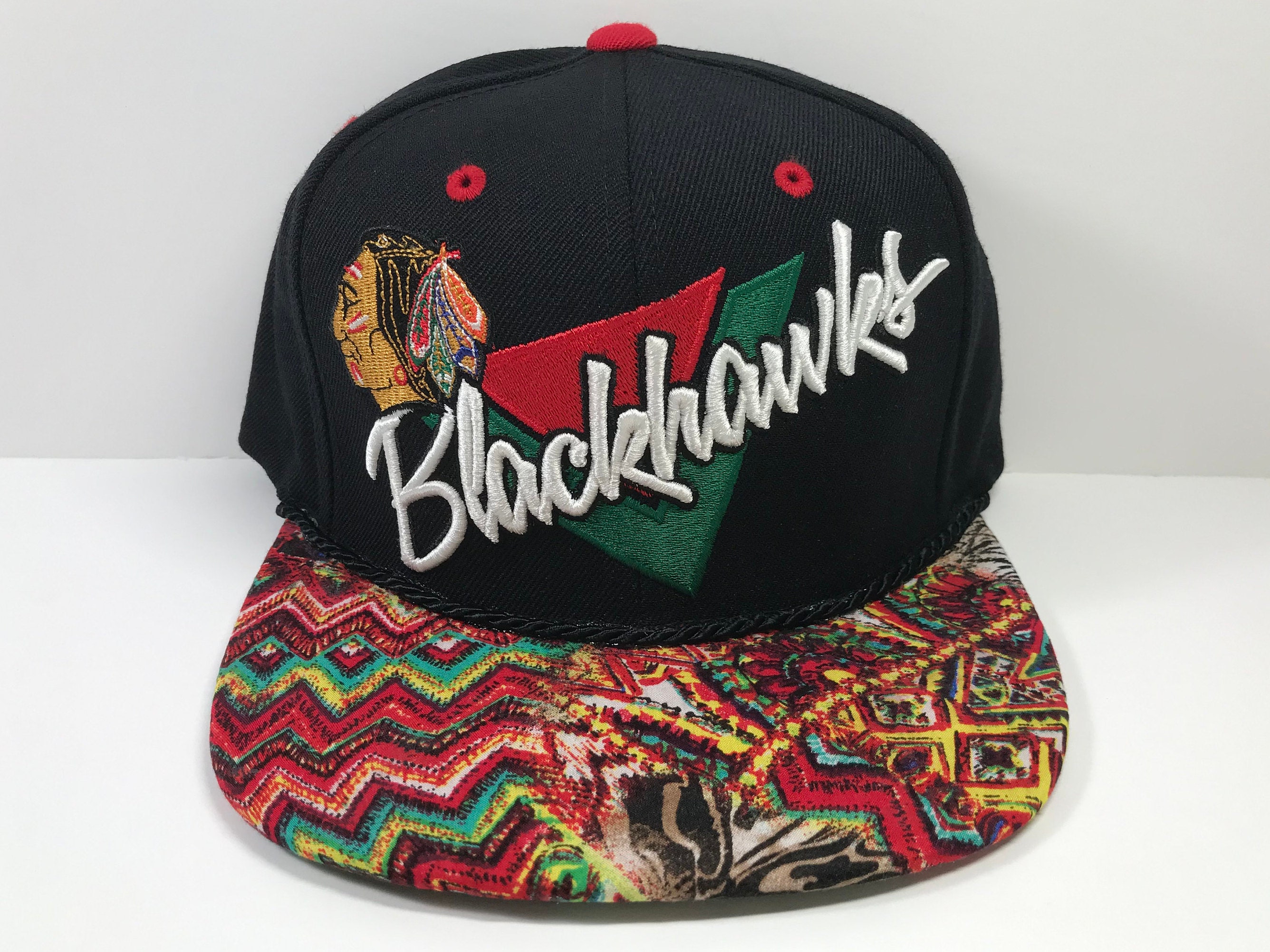 Chicago Blackhawks NHL Mitchell & Ness Vintage Logo Snapback