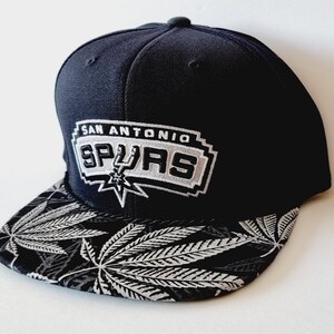 NBA San Antonio Spurs Custom Snapback: Black Forest