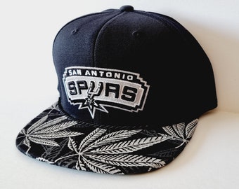 NBA San Antonio Spurs Custom Snapback: Black Forest