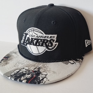 Ultra Game Los Angeles Lakers Snapback Baseball Grey Adjustable NWT Hat Cap  