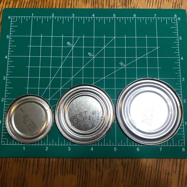 Tin Can Lids for Crafting