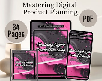 Die digitale Produktplanung beherrschen, Dein ultimativer Ratgeber zum organisierten digitalen Produkterfolg, Ebook, Digital, Canva, Digitales Marketing