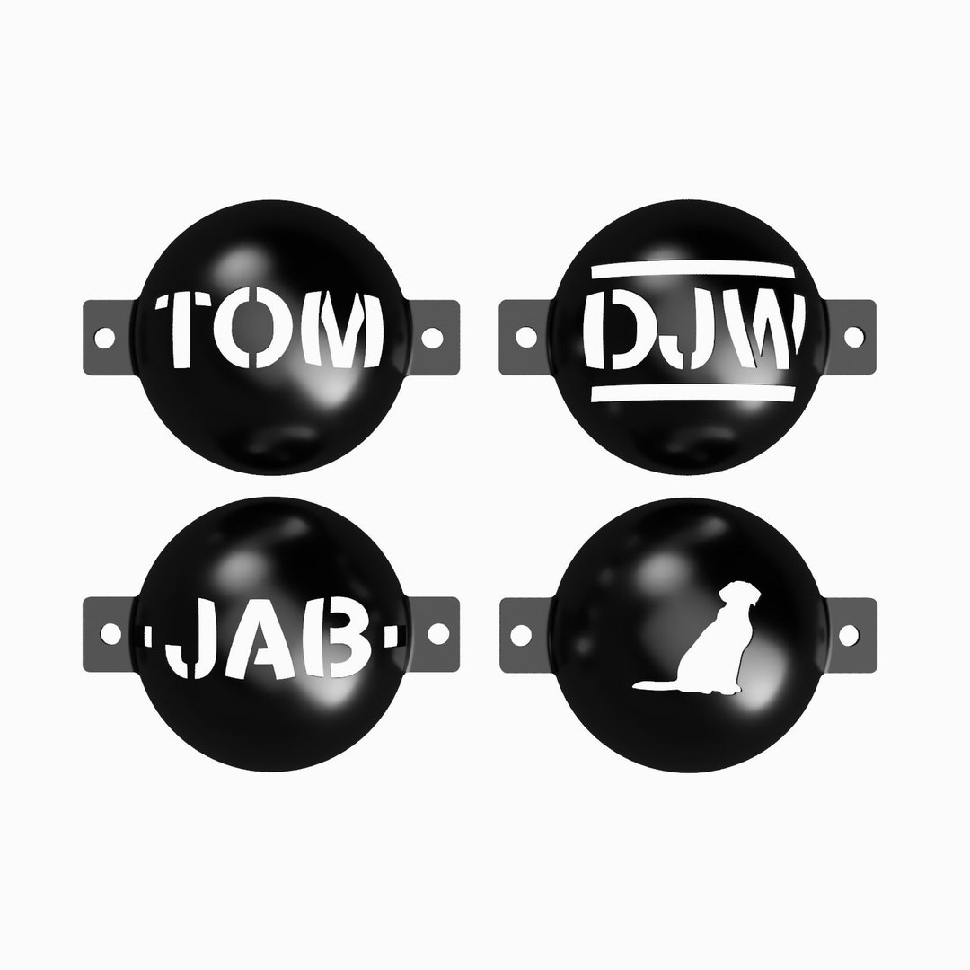 Personalizable Golf Ball Stencil Custom Golf Ball Stamp Etsy