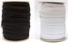 10 Yards 1/2' Braided Elastic Band 12mm Black, Flat Elastic Bands, for Sewing, Clothing & Face Masks, Bra Fabric, Braided Wig Hat Band 