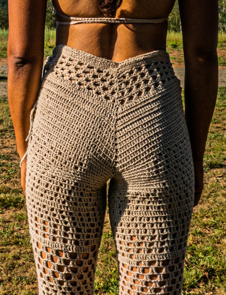 Crochet Pants HighQuality Handmade Clothing Etsy