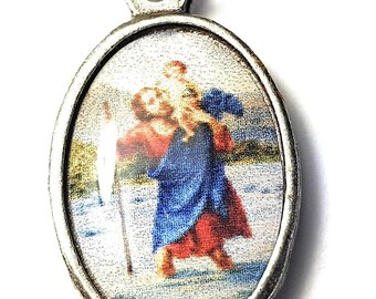 sailors surfing traveling drivers transportation storms Crist/óbal de Licia San Crist/óbal /… Relic Rosary 3rd class of Saint Christopher bachelors