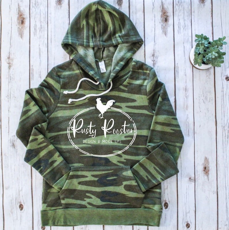 Download Camo Printed Athletics Hoodie / Mock Up / Alternative ...