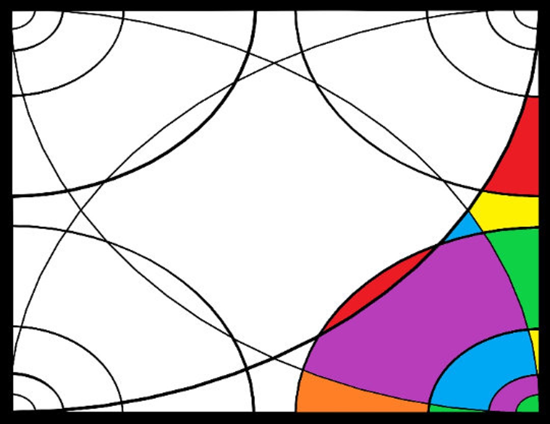 Coloring Page, Abstract Design, Printable, Zen Coloring, Calm Coloring ...