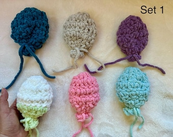Globos de agua de crochet reutilizables, juguete ecológico de verano (juego de 6)