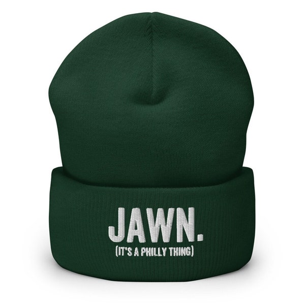Jawn It's A Philly Thing Winter Cuffed Beanie Hat | Philly Jawn Christmas Gift | Jawn Philadelphia Beanie