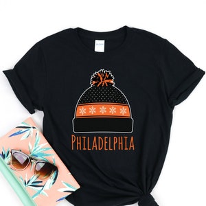 Philadelphia Winter Shirt | Tank Top | Sweatshirt | Hoodie | Cute Philly Sports Clothing | Philadelphia Flyers Fan | Hockey Christmas Gift