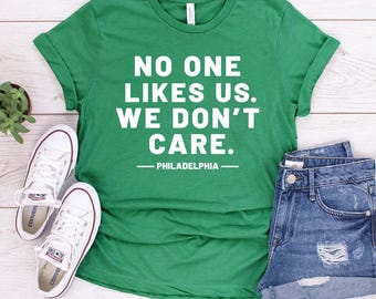 Personne ne nous aime, on s'en fiche | Débardeur | Sweat-shirt | Sweat à capuche | Vêtements drôles de fan de sport de Philadelphie | Cadeau pour équipement de hayon Philly
