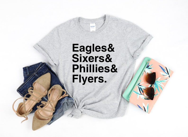 Philadelphia Teams Shirt for Philly Sports Fan Philadelphia Etsy