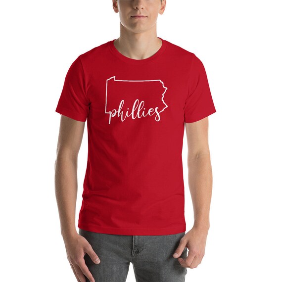 phillies maroon t shirt