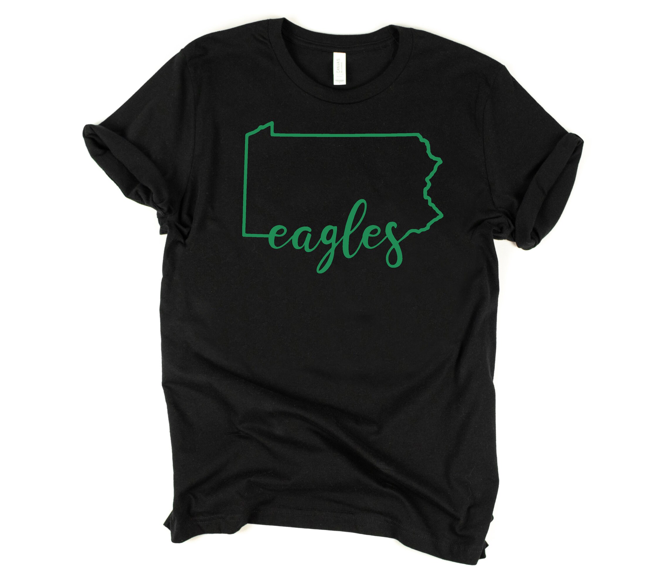 Eagles Football Shirt Philadelphia Sports Tee Eagles Fan Etsy