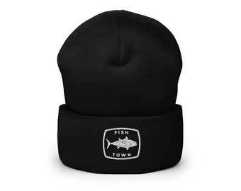 quartier de Fishtown Philadelphie | Chapeau bonnet manchette d’hiver | | cadeaux de Noël à Fishtown Cadeau de Noël Philly Life | Résident de Fishtown