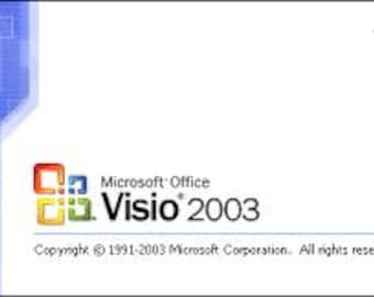 Microsoft Visio 2003 Professional New with Unused Code Brand New Still Sealed CDs Only