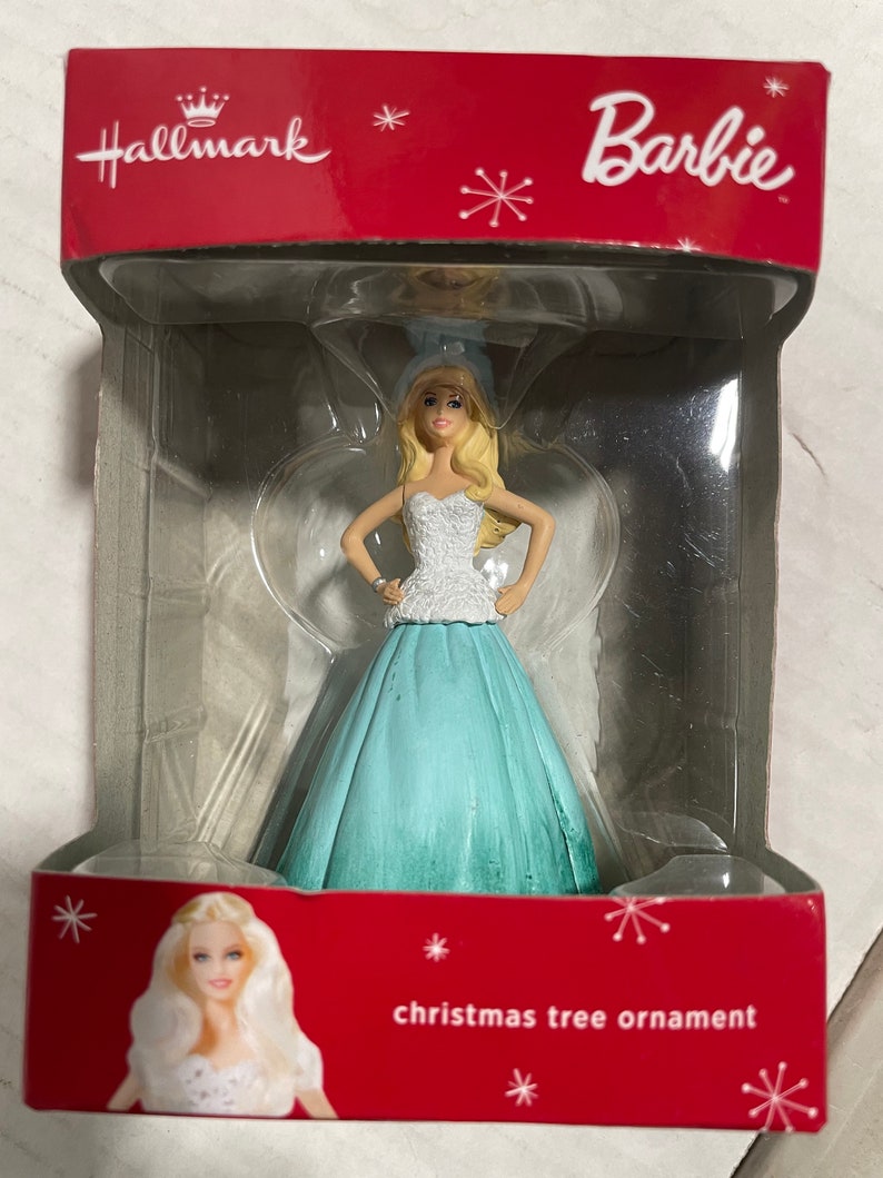 Barbie Christmas Ornament From Hallmark Etsy