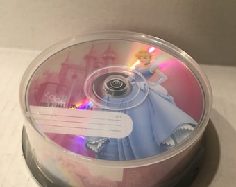 Disney Princess Blank DVDs DVD-R 25 Pack