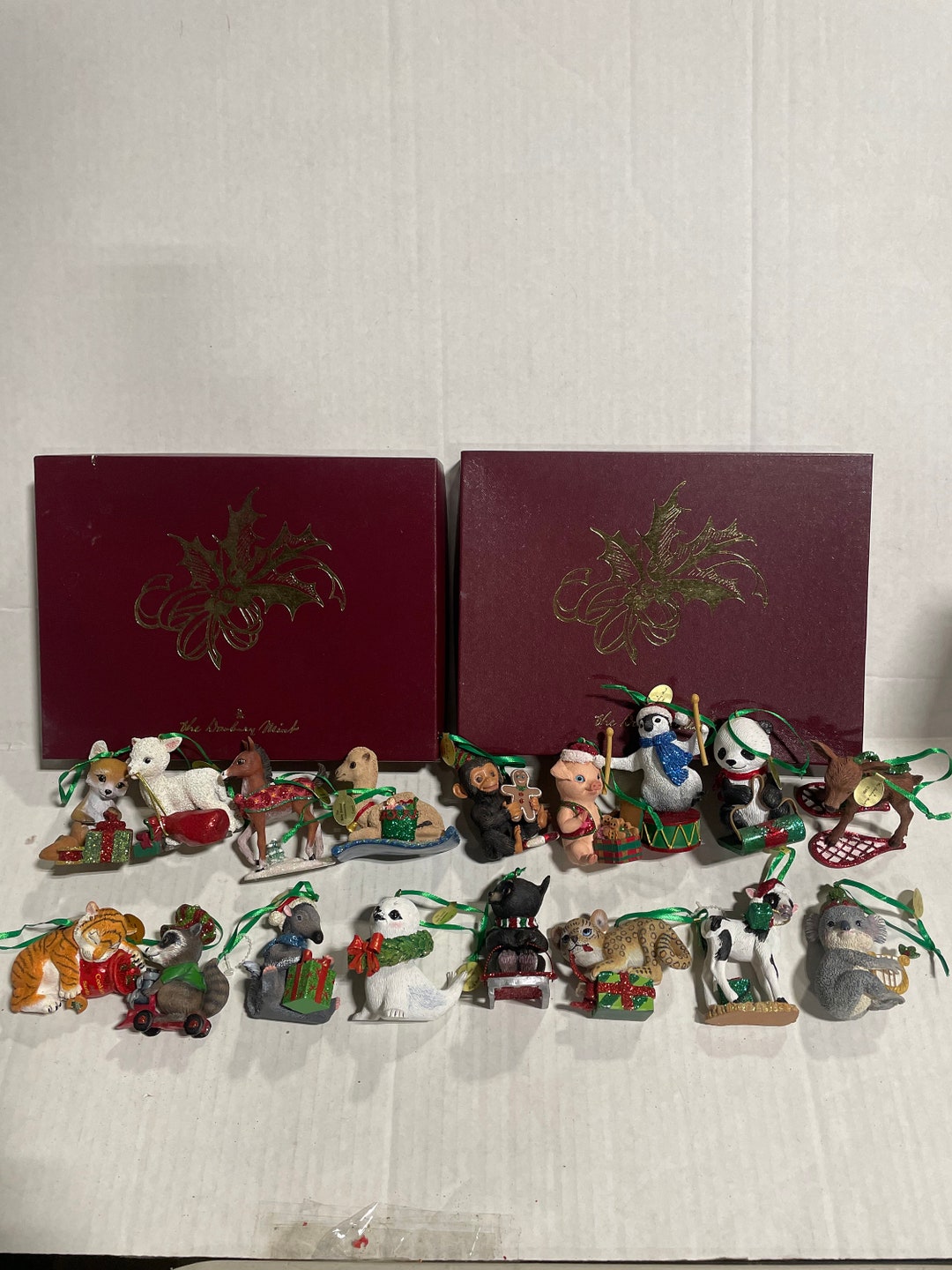 Danbury Mint Baby Animals Christmas Ornaments Etsy