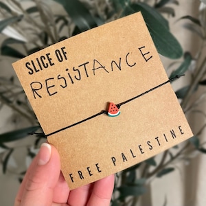 Palestine Watermelon Bracelet | Slice of Resistance | Free Palestine