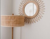 PRE- ORDER Soleil Rattan Mirror