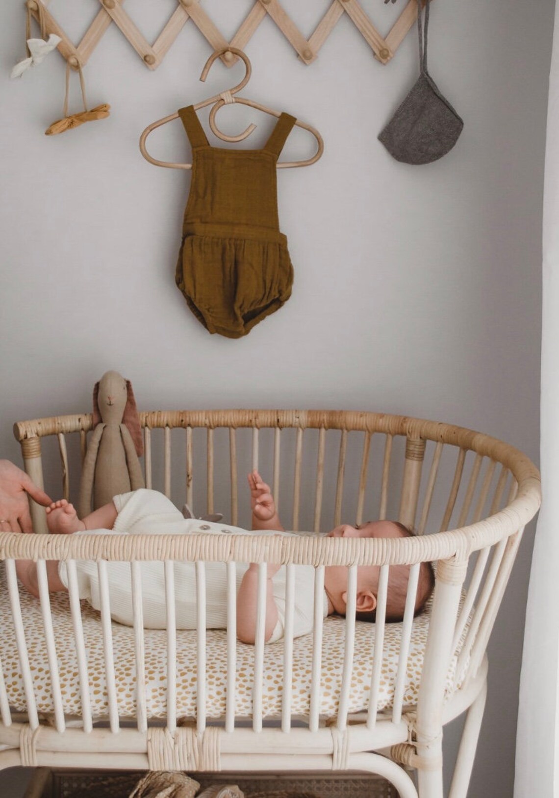 Taj Rattan Change Table Preorder Etsy