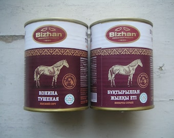 2 (two) Horse stew fully cooked MRE ready to eat army tushonka 11.9 oz (338 g)