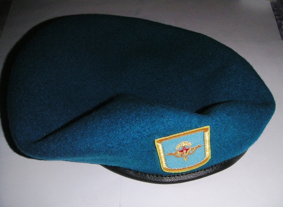 カザフスタン VDV 空挺青いベレー帽 - Etsy 日本