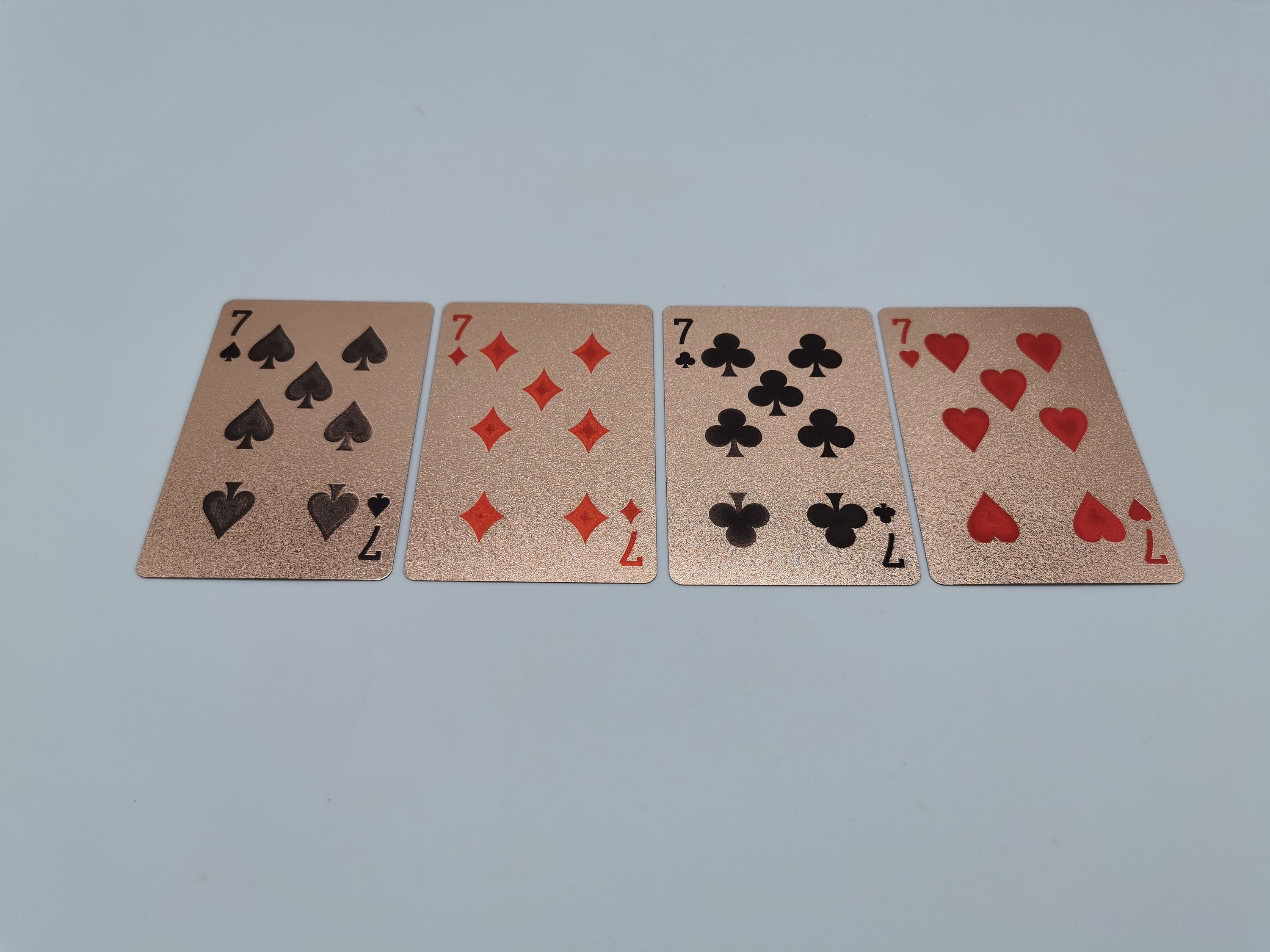Rose Gold Pink Welcome to Las Vegas Playing Cards