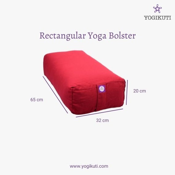 Organic Cotton Round Yoga Bolster - Yogikuti