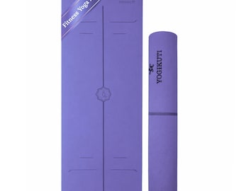 6 mm Alignment Fitness Yogamatta: Halkfri TPE-skum, Fitnessträning