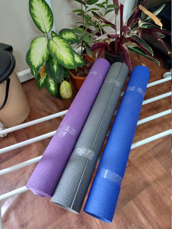 Iyengar Sticky Yoga Mat set of 3 free Mat Carrier. 