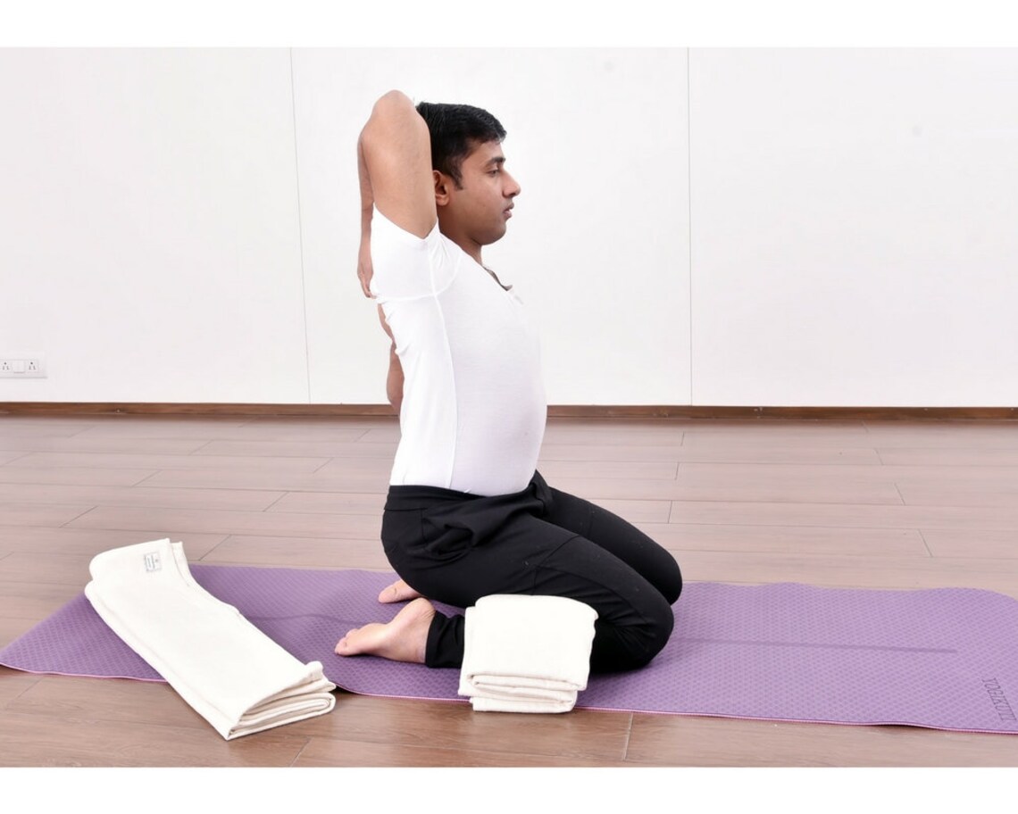 Cotton Yoga Blanket Set of 5pc Yoga Blanket Iyengar Blanket Etsy