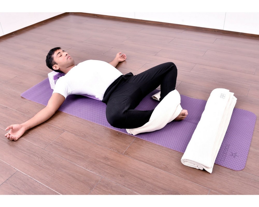 Cotton Yoga Blanket Set of 5pc Yoga Blanket Iyengar Blanket Etsy