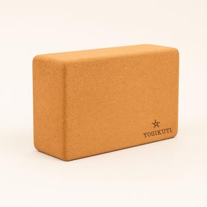 Yogikuti Eco-Cork Yoga Block Large, Block For Yoga, Iyengar Yoga Block, Iyengar Yoga Props, Yoga Accessories