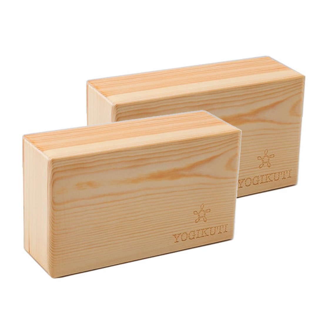 Light Pine Wooden Yoga Blockset of 2pc Yoga Brick Yoga Etsy
