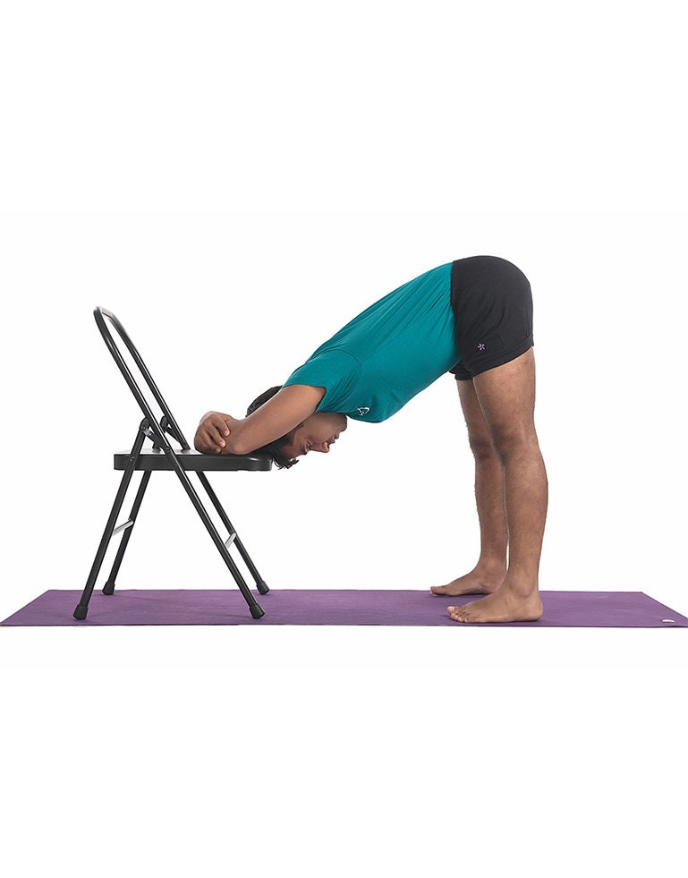 Amazon.com: Yoga Chair, Iyengar Yoga Chair, Backless Metal Yoga Chair, Iyengar  Chair Small, Pune Yoga Chairs Black Standard. : Sports & Outdoors