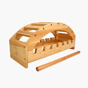 Yoga Viparit Dandasan Bench(Small) for Backbending Asanas & Restorative Yoga, Iyengar Yoga Bench| Yoga Backbender