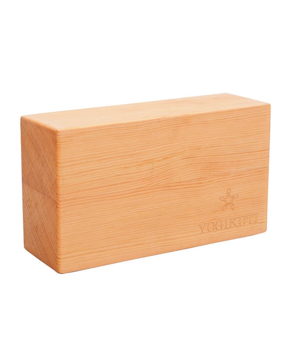 solid wood yoga blocks