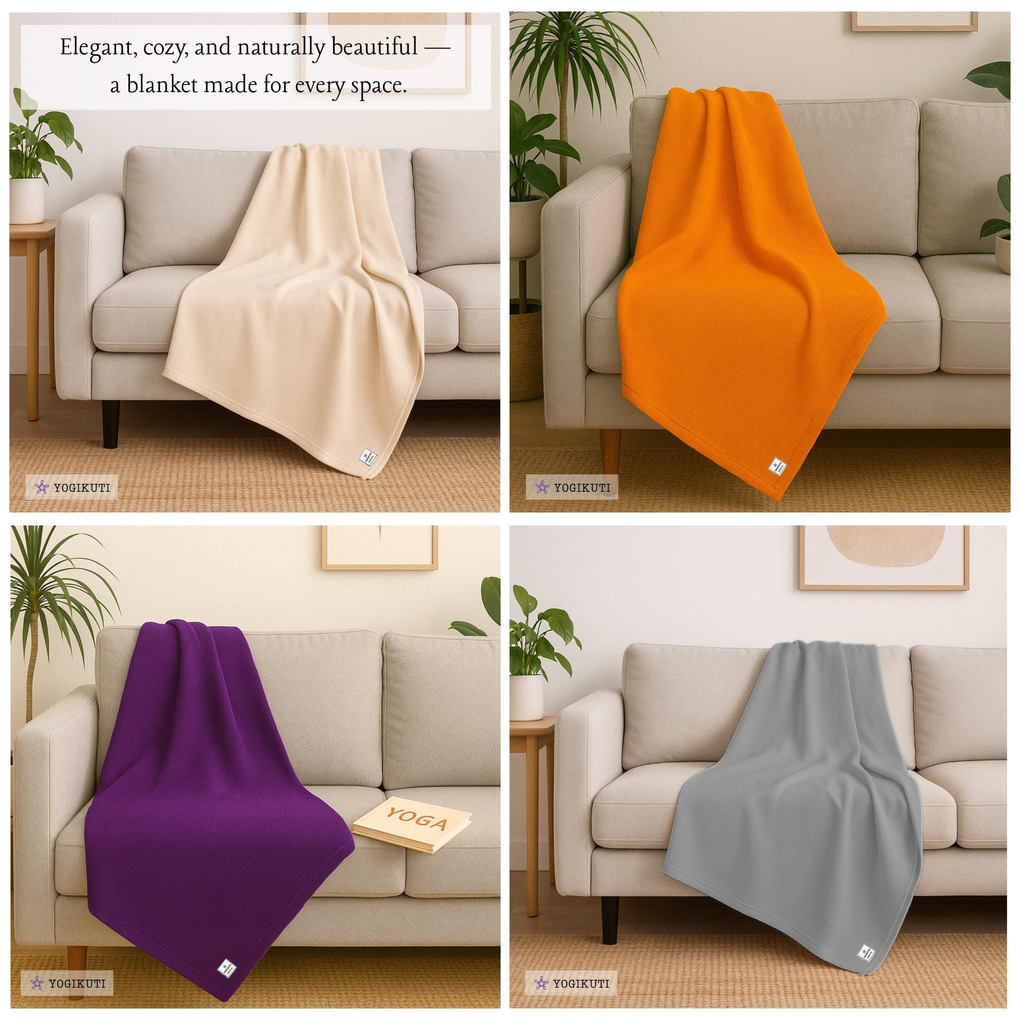 【インド直輸入】アイアンガーヨガ 基本3点セット ヨガブランケット ヨガベルト ヨガグッズ販売 | home