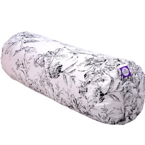 Yoga Bolster, Printed Yoga Bolster, Yoga Cushion, Yoga cushion,  Round yoga bolster, Iyengar Yoga.