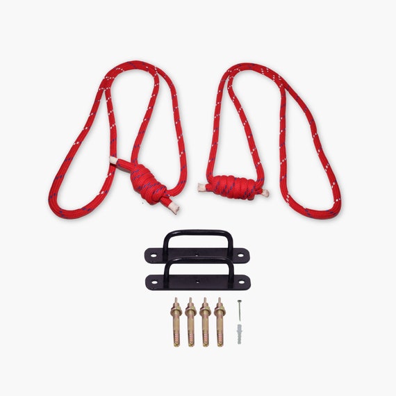 未使用品スウェーデン製ロープ付き鉄フック