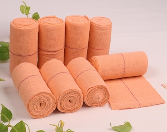 Zestaw 8 bawełnianych opasek na oczy do jogi: Relaks i medytacja, Owijka na głowę Iyengara, Migrena