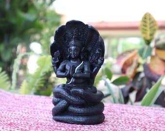 Patanjali Gold/Black color Statue, Lord Patanjali, Patanjali shrine, Yoga studio decor, Patanjali Figurine, patanjali sculpture