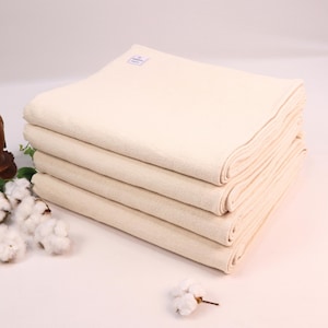 Iyengar Cotton Yoga Blanket Set of 4pc, Handwoven Yoga Blanket for Restorative Yoga & Pranayama Practice, Soft and Comfortable Blanket