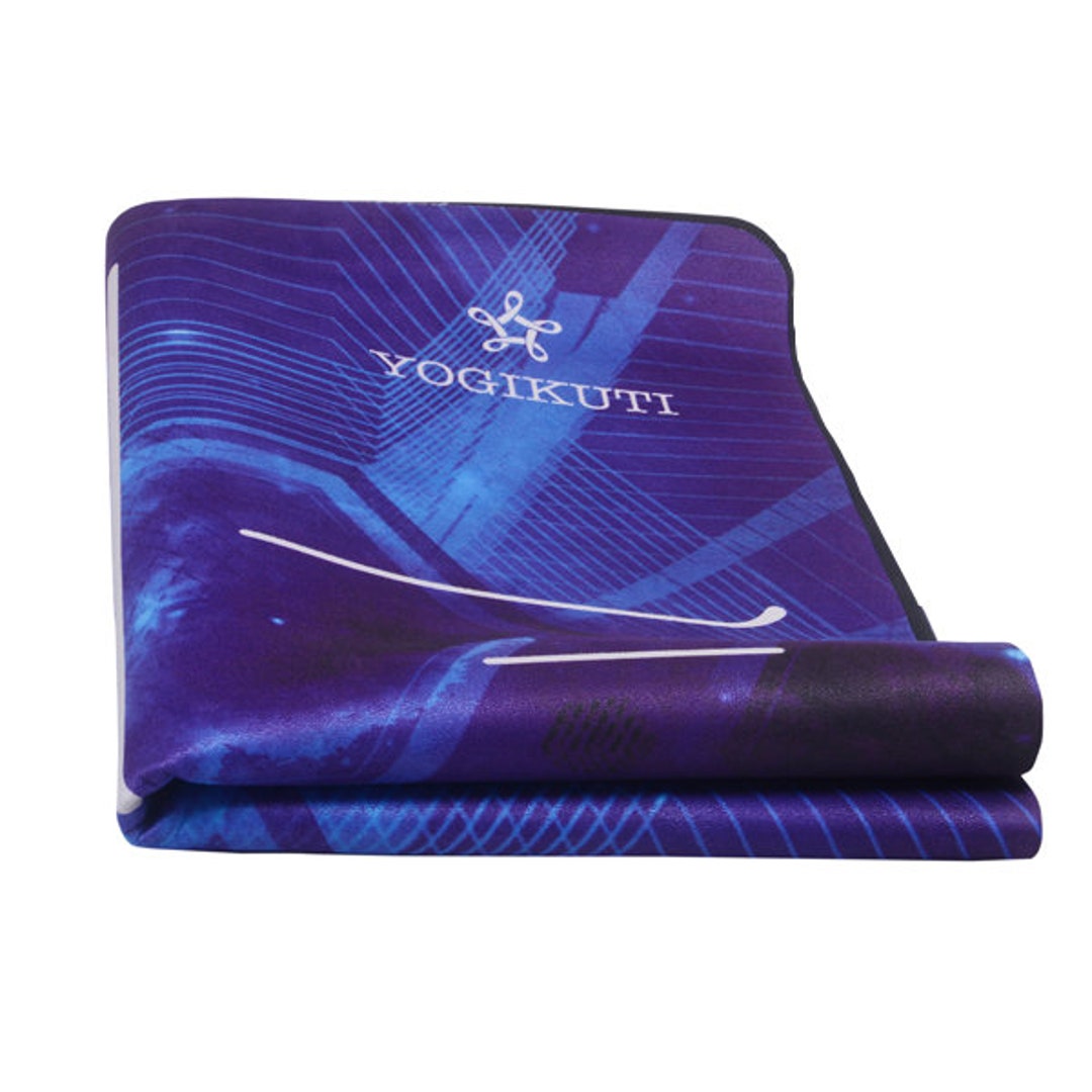 Microfibre Natural Rubber Yoga Mat, Travel Yoga Mat, Anti Slip