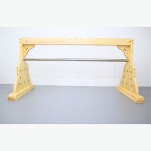 Yogikuti Large Yoga Trestler, Iyengar Yoga Props, Yoga Trestler, Wooden Yoga Trestler, Yoga Props