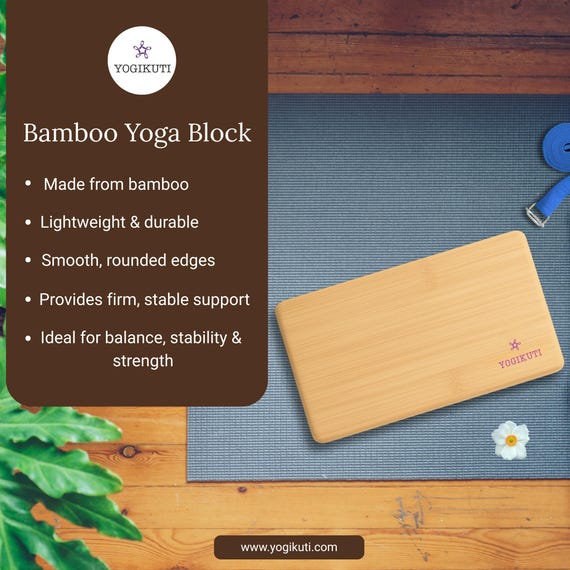 Yoga-Block aus Bambus 4er Set: Leichtgewicht, Umweltfreundliche Stabilitt  - Etsy.de