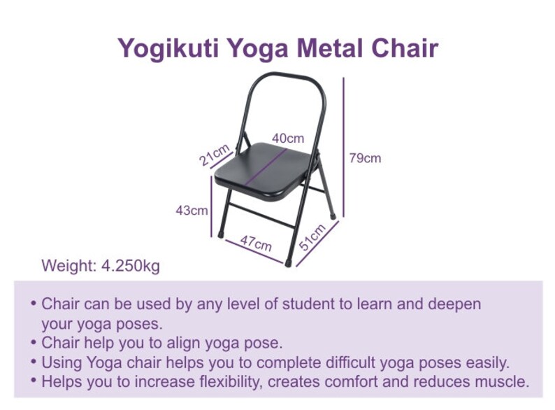 Yoga Chair standard Metal Yoga Chair. Iyengar Yoga Chair. Etsy
